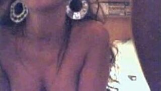 naughty couple, webcam sex, real exhibition with her slut porn video